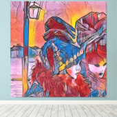 ヴェネツィアカーニバル キャンバスプリント (インサイチュ (ウッドフロア))