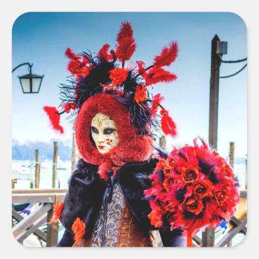 ヴェネツィアカーニバル スクエアシール (正面)