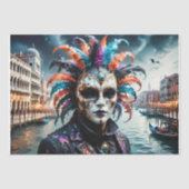 ヴェネツィアカーニバル – デクページ –  薄葉紙 (正面)