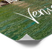 ヴェネツィアグランドカナルヴェネツィアスタイルハウス ポスター (角)