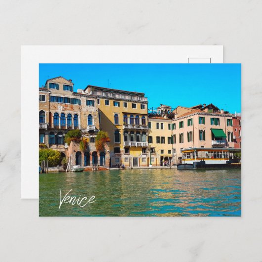 ヴェネツィアグランドカナルヴェネツィアスタイルハウス ポストカード (正面/裏面)