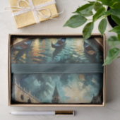 ヴェネツィアグランドカナル夜 薄葉紙 (ギフト)