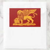 ヴェネツィアコートオブアームズ 長方形シール (バッグ)