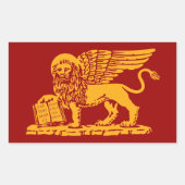 ヴェネツィアコートオブアームズ 長方形シール (正面)