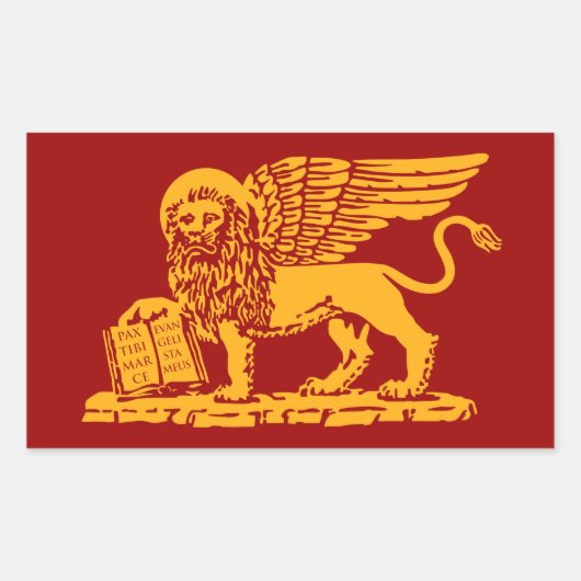 ヴェネツィアコートオブアームズ 長方形シール (正面)