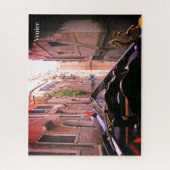 ヴェネツィアゴンドラに乗る運河イタリア ジグソーパズル (縦)