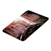 ヴェネツィアゴンドラに乗る運河イタリア マグネット (左側)