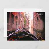 ヴェネツィアゴンドラライドホリデイタリアンィーハガキ シーズンポストカード (正面/裏面)