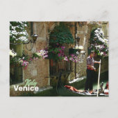ヴェネツィアゴンドラ旅行お土産 ポストカード (正面)