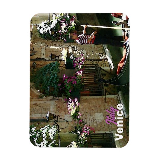 ヴェネツィアゴンドラ旅行お土産 マグネット (縦)