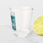 ヴェネツィアゴンドラ旅行休暇レトロポスト ショットグラス (右)