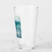 ヴェネツィアゴンドラ旅行休暇レトロポスト タンブラーグラス (左)