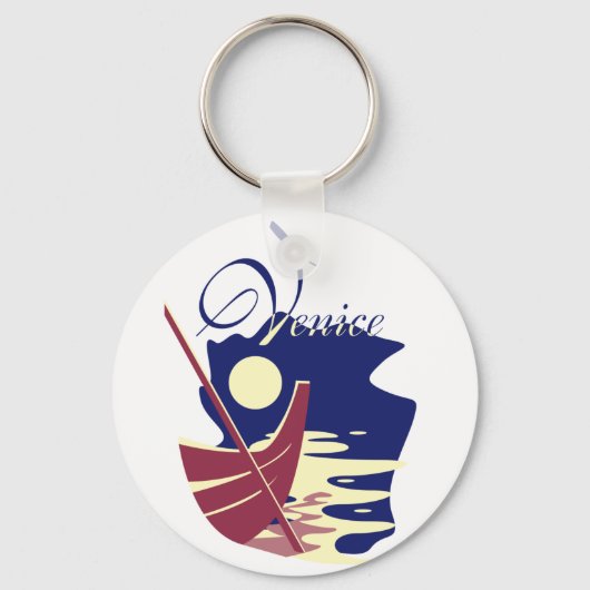 ヴェネツィアゴンドラ キーホルダー (正面)