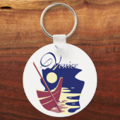 ヴェネツィアゴンドラ キーホルダー (正面)