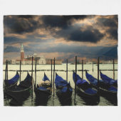 ヴェネツィアゴンドラ フリースブランケット (正面(横))