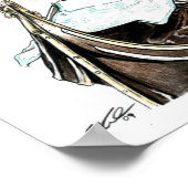 ヴェネツィアゴンドラ ポスター (角)