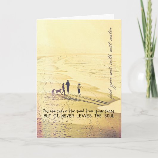 ヴェネツィアサンライズグリーティングカード サンキューカード (正面)