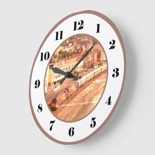 ヴェネツィアシンポンオリエント表現ヴィンテージディール ラージ壁時計 (傾斜)