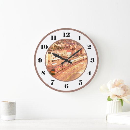 ヴェネツィアシンポンオリエント表現ヴィンテージディール ラージ壁時計 (ホーム)