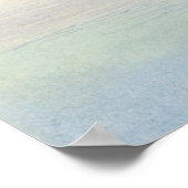 ヴェネツィアジョージエルベールバールウォーターカラーシースケープ ポスター (角)