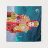 ヴェネツィアタペストリーのマスク タペストリー (正面(横))