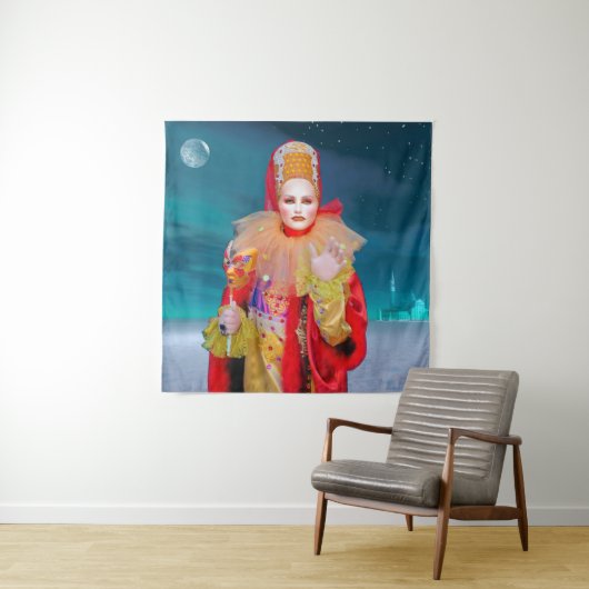 ヴェネツィアタペストリーのマスク タペストリー (インサイチュ)