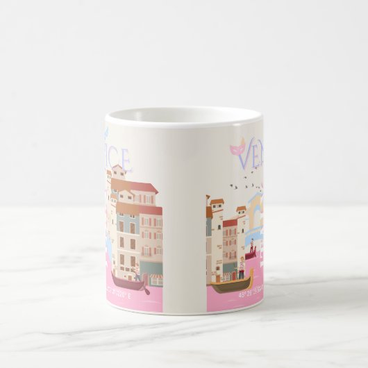 ヴェネツィアトラベルアート,イタリア,トラベルアート コーヒーマグカップ (中央)