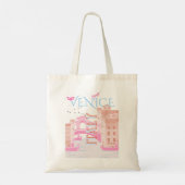 ヴェネツィアトラベルアート,イタリア,トラベルアート トートバッグ (裏面)