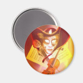 ヴェネツィアバイオリニストマグネット マグネット (正面/裏面)