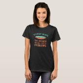 ヴェネツィアビーチすべての人生の問題に答えるサーフィン Tシャツ (正面フル)