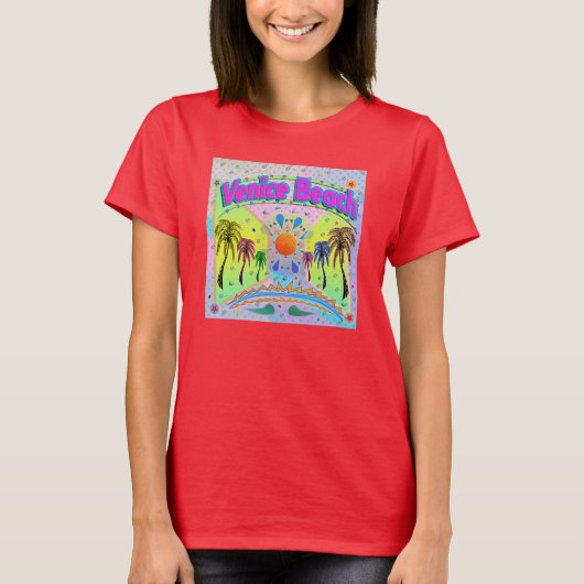 ヴェネツィアビーチカムディスト Tシャツ (正面)
