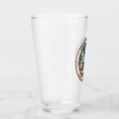 ヴェネツィアビーチカリフォルニアボードウォークトラベルアートレトロ タンブラーグラス (右)