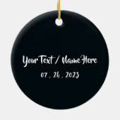 ヴェネツィアビーチカリフォルニアレトロサンセットデミディアズ60s セラミックオーナメント (裏面)