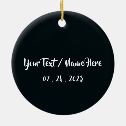 ヴェネツィアビーチカリフォルニアレトロサンセットデミディアズ60s セラミックオーナメント (裏面)