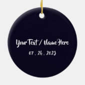 ヴェネツィアビーチカリフォルニアレトロサンセットデミディアズ60s セラミックオーナメント (裏面)