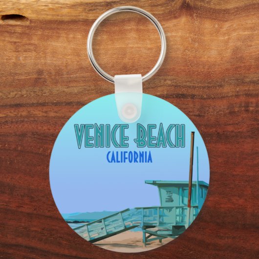 ヴェネツィアビーチカリフォルニアヴィンテージ キーホルダー (正面)