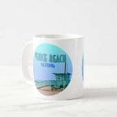 ヴェネツィアビーチカリフォルニアヴィンテージ コーヒーマグカップ (正面左)
