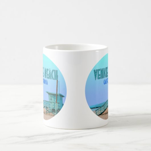 ヴェネツィアビーチカリフォルニアヴィンテージ コーヒーマグカップ (中央)