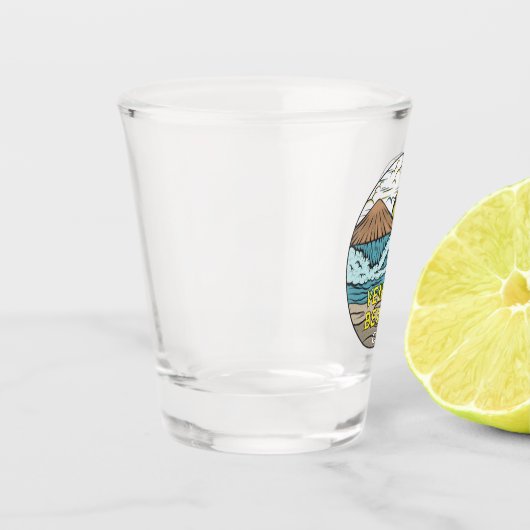 ヴェネツィアビーチカリフォルニアヴィンテージ ショットグラス (左)