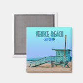 ヴェネツィアビーチカリフォルニアヴィンテージ マグネット (正面/裏面)