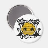 ヴェネツィアビーチカリフォルニア マグネット (正面/裏面)