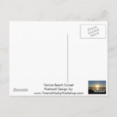 ヴェネツィアビーチサンセット ポストカード (裏面)