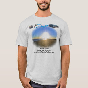 ヴェネツィアビーチサンセット Tシャツ
