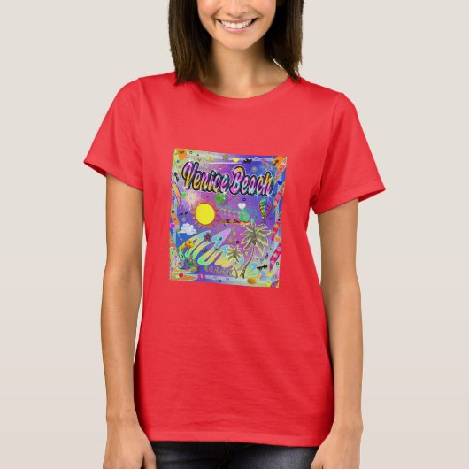 ヴェネツィアビーチタイムレスメロディTシャツ Tシャツ (正面)