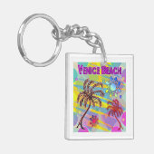 ヴェネツィアビーチハッピーアンドホープキーチェーン キーホルダー (正面左)