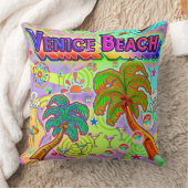 ヴェネツィアビーチバケーションターゲットピロー クッション (ブランケット)