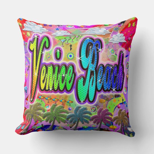 ヴェネツィアビーチビスタピロー クッション (正面)