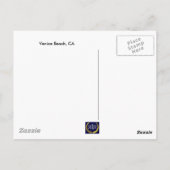 ヴェネツィアビーチ、マリーナデルレイLAX ポストカード (裏面)