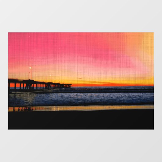 ヴェネツィアビーチ、ロサンゼルス、CA、USA H SS ウィンドウサイン (シート)