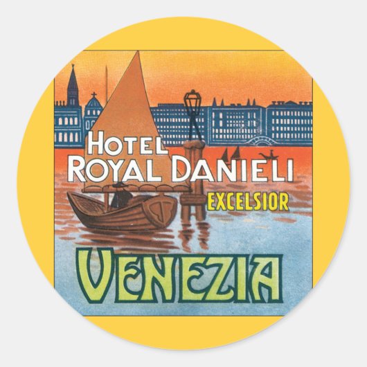 ヴェネツィアホテルダ王室のニエリ ラウンドシール (正面)